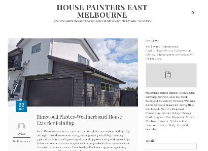 Melbourne Eastern suburbs painters
